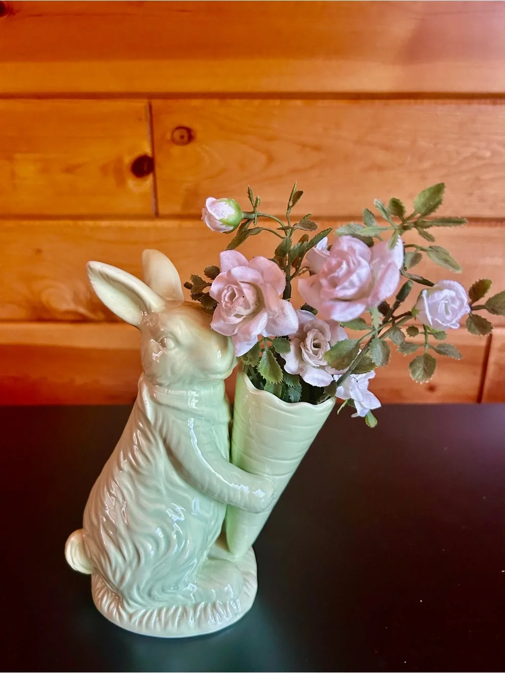 Pale Green Ceramic Bunny 🐇  Vase